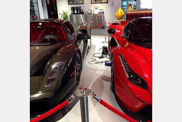 La Ferrari and a Enzo