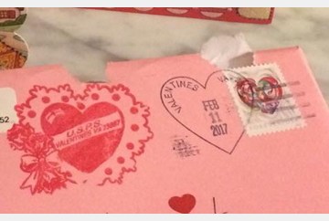 Valentines Va postmark